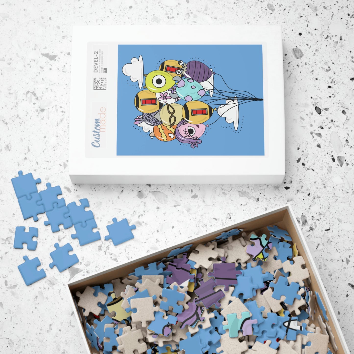 Monster Balloons Puzzle