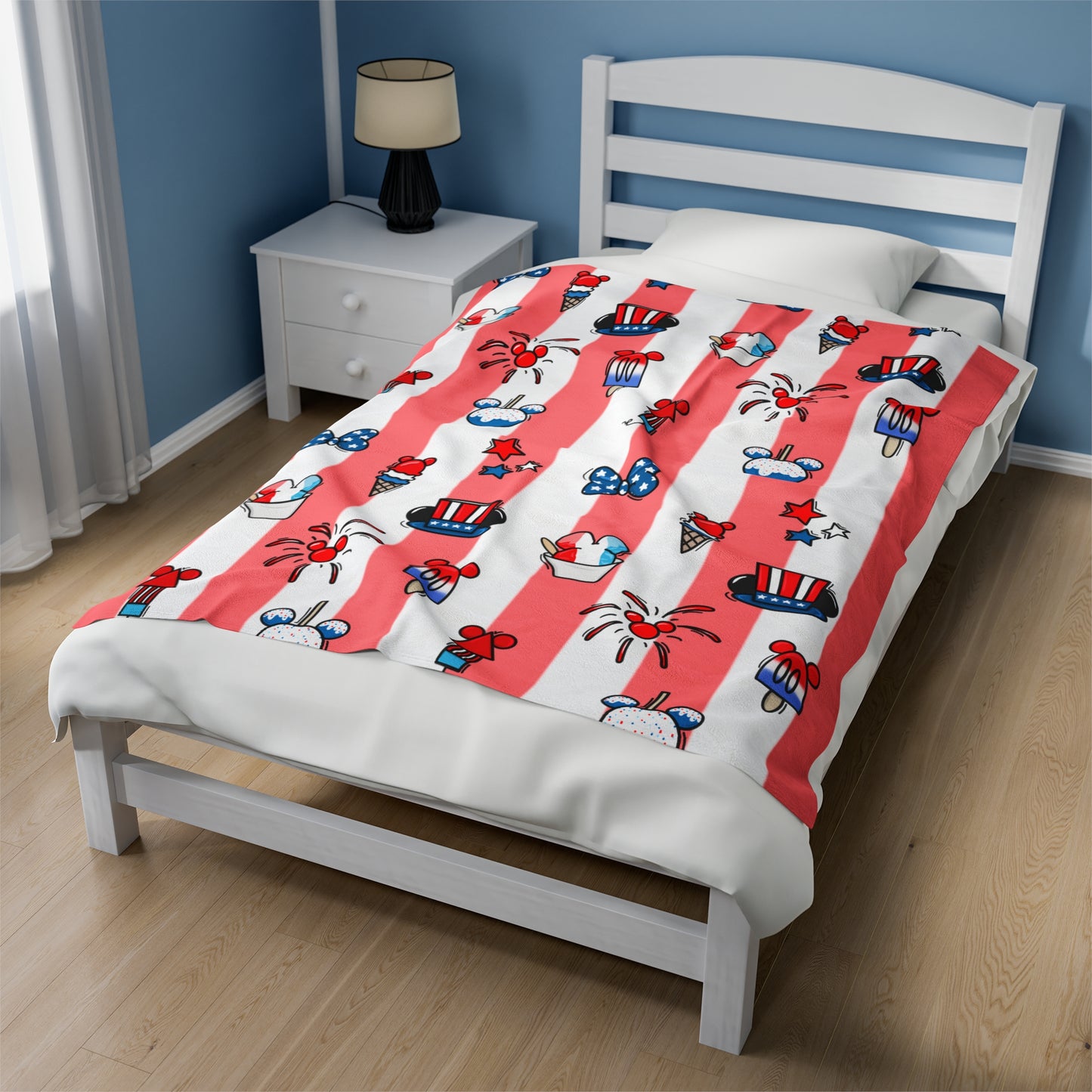 Magical Party in the USA Blanket - Red