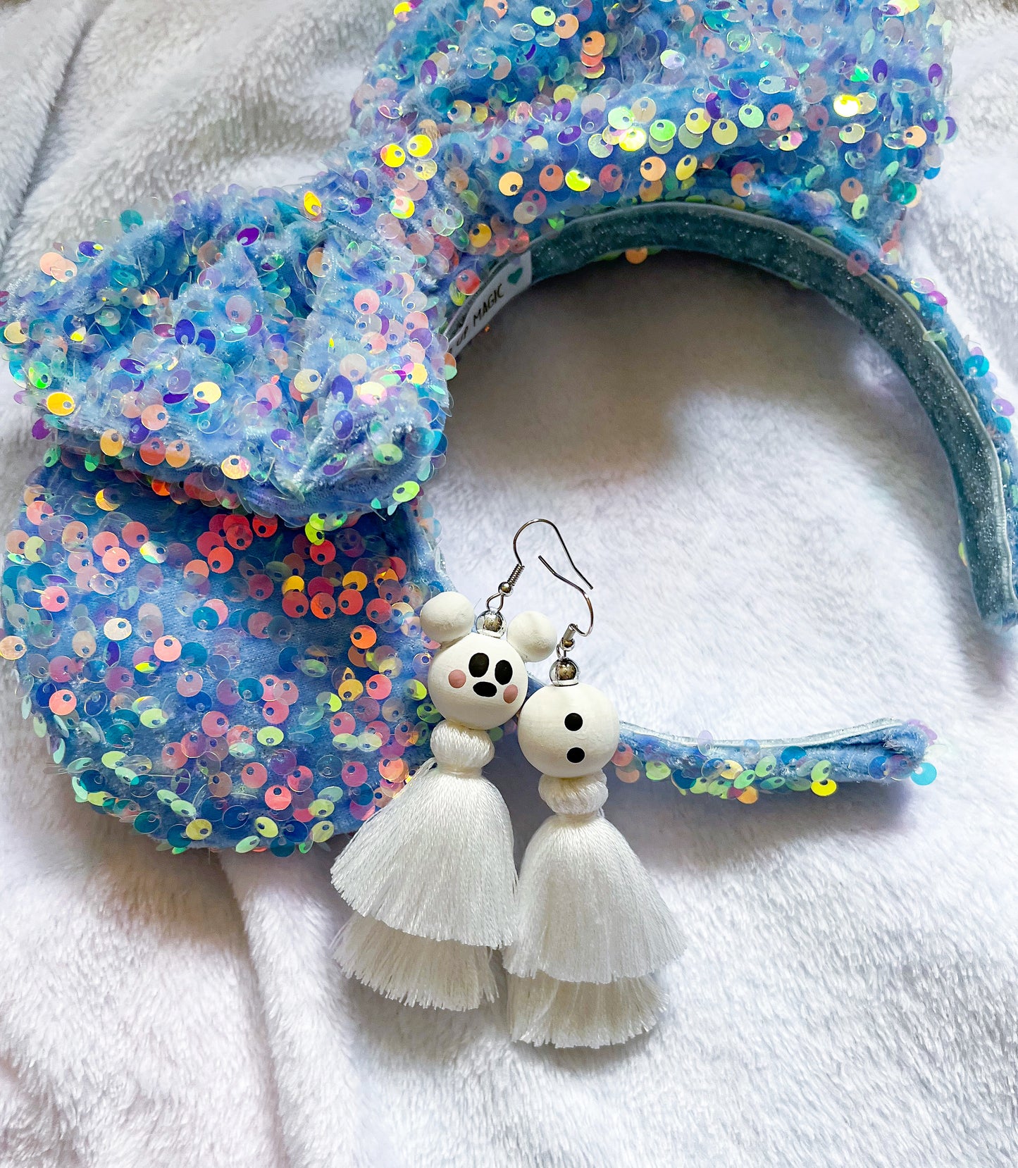 Snow Mouse Earrings