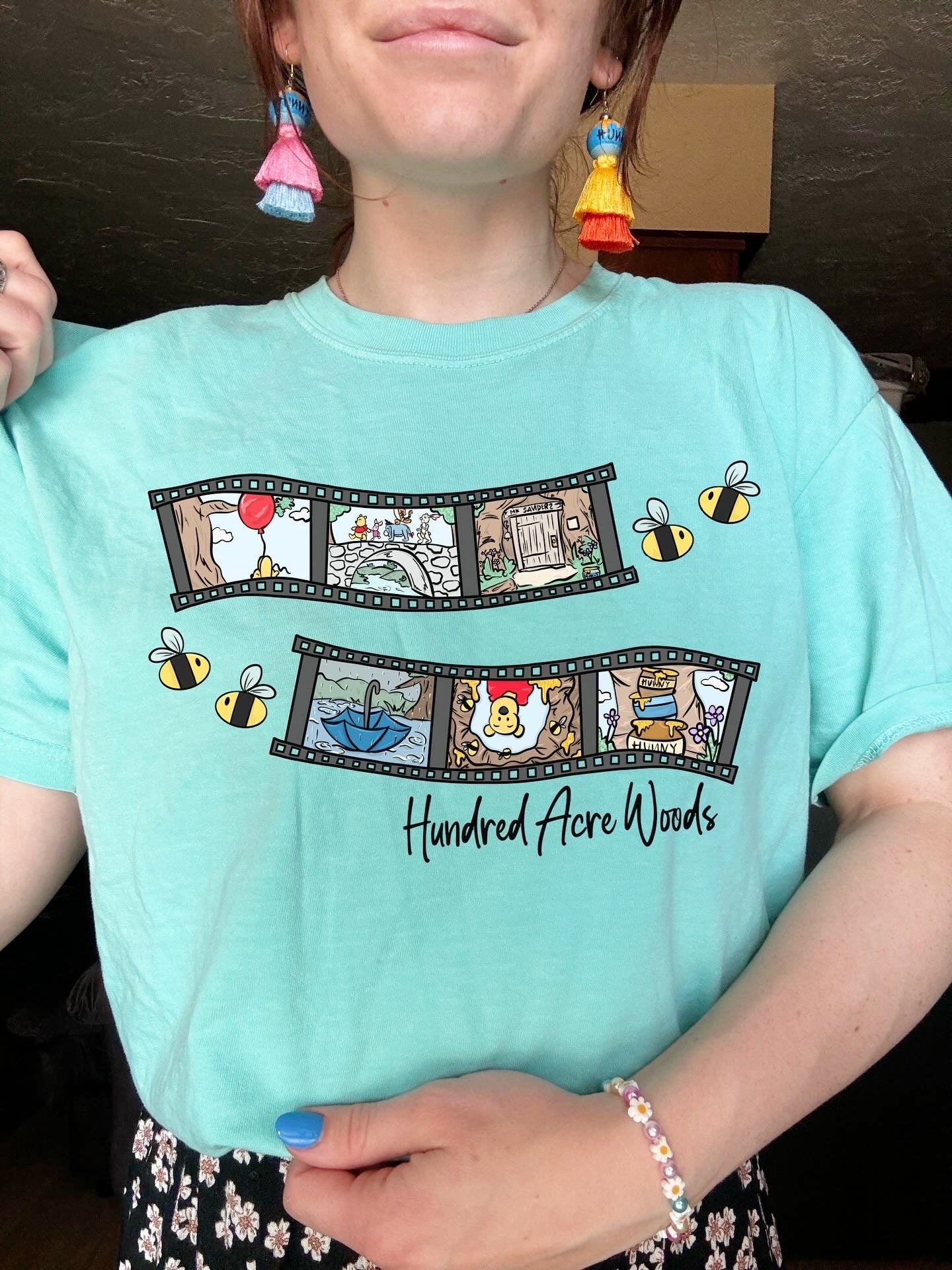 Hundred Acre Woods Film Strip Tee
