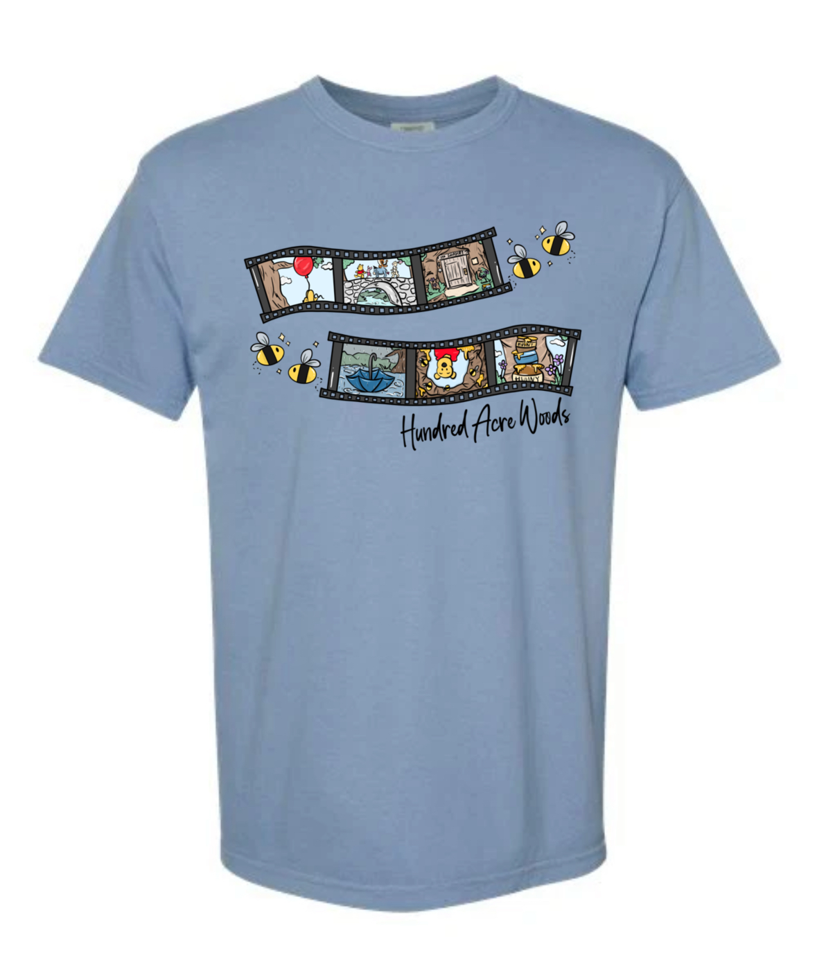 Hundred Acre Woods Film Strip Tee