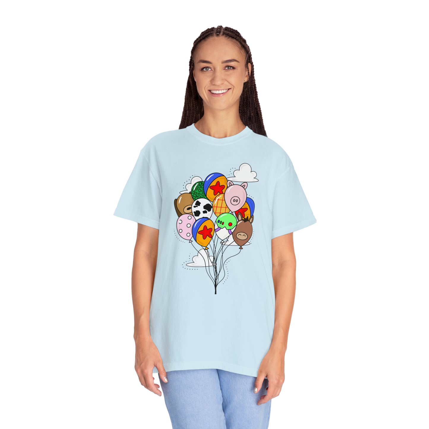 Adult Toy Balloons Tee - Comfort Colors