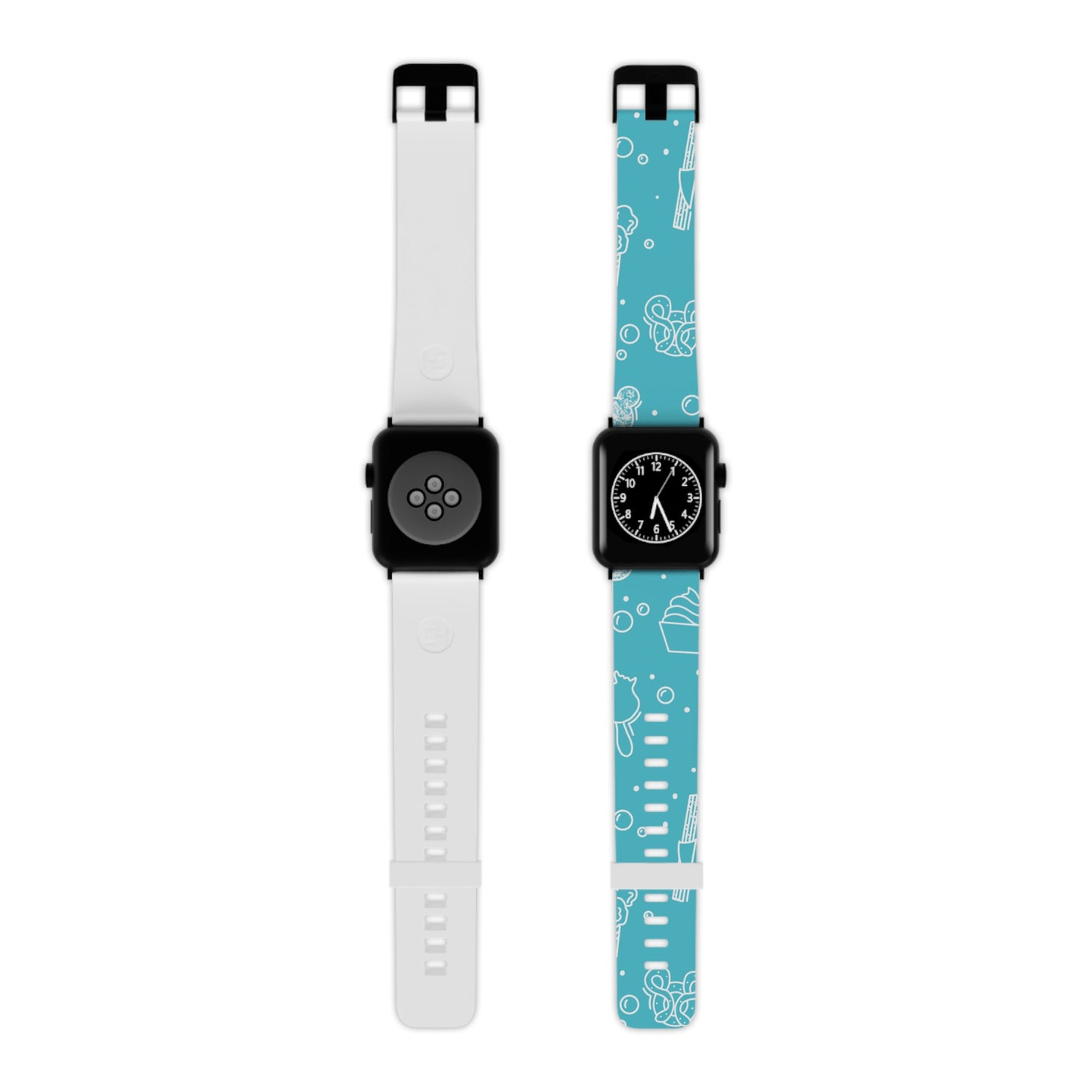Snacks - Turquoise Blue - Watch Band for Apple Watch