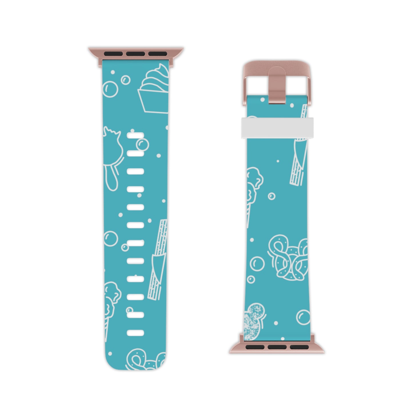 Snacks - Turquoise Blue - Watch Band for Apple Watch