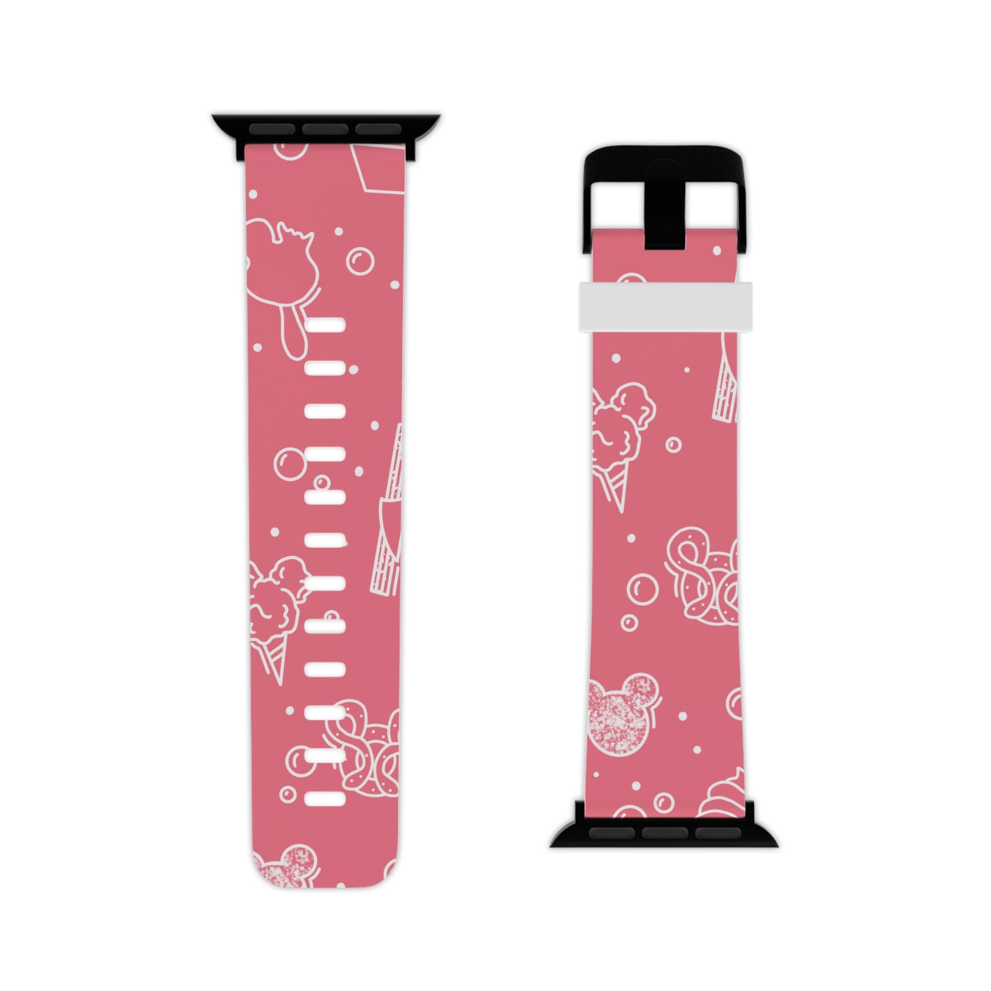 Snacks - Pink Coral - Watch Band for Apple Watch