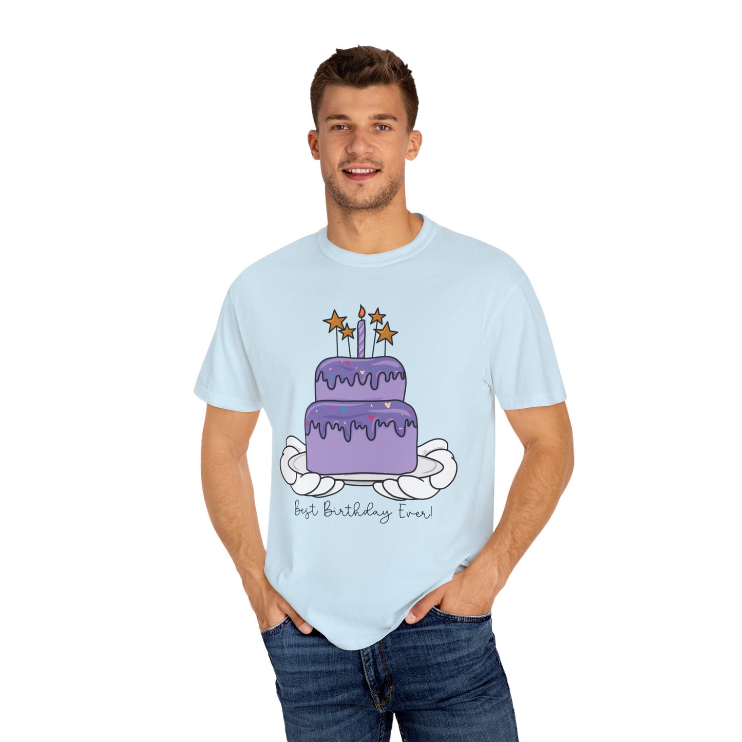 Adult Bday Cake - Purple Tee