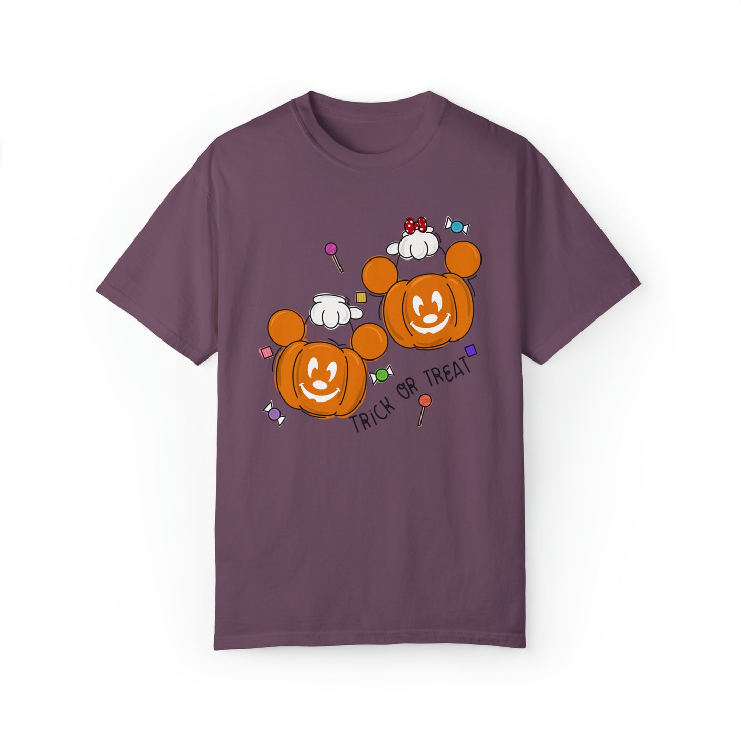 Adult Trick or Treat Tee - Comfort Colors