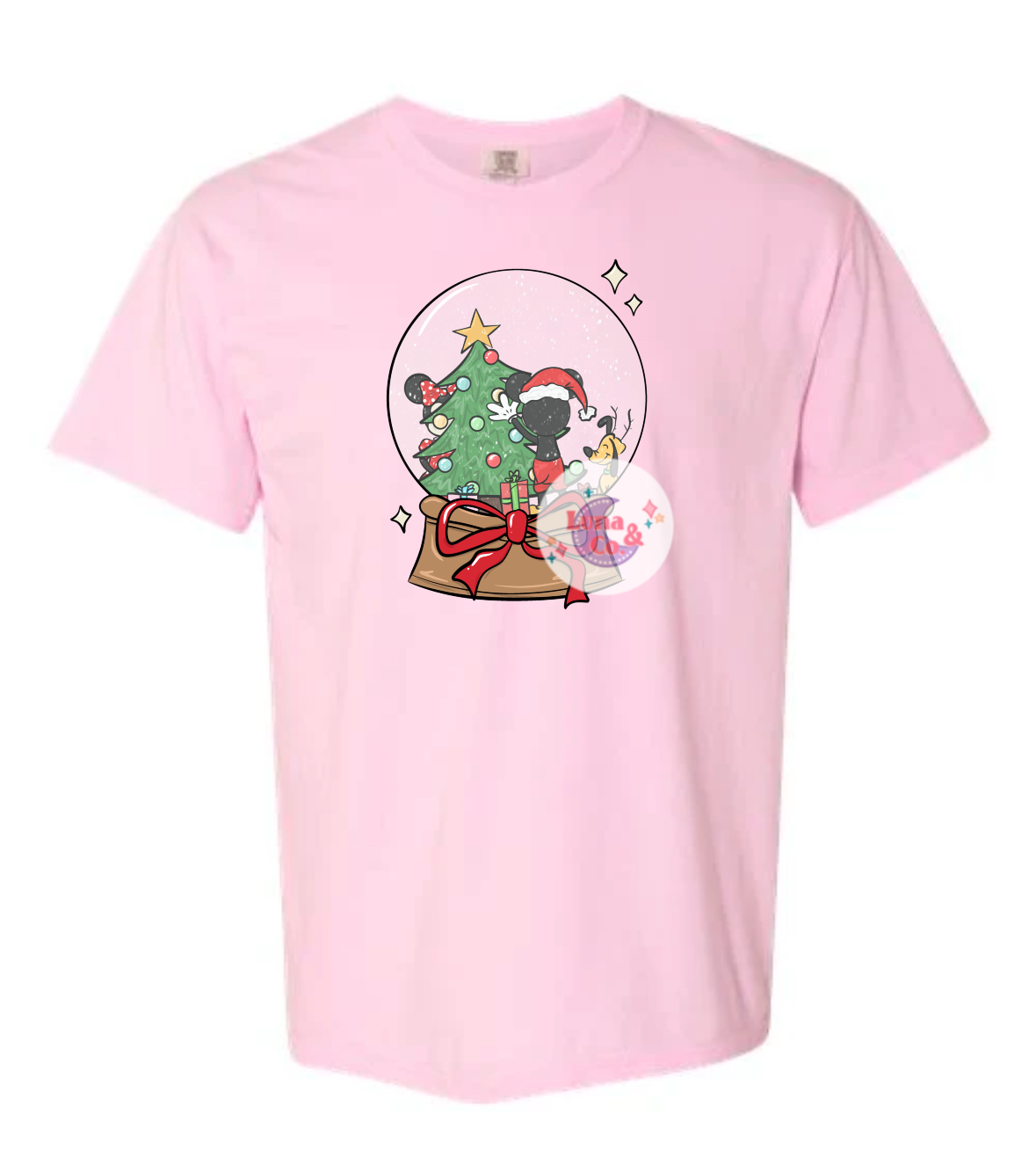 Mouse Tree Snowglobe Tee
