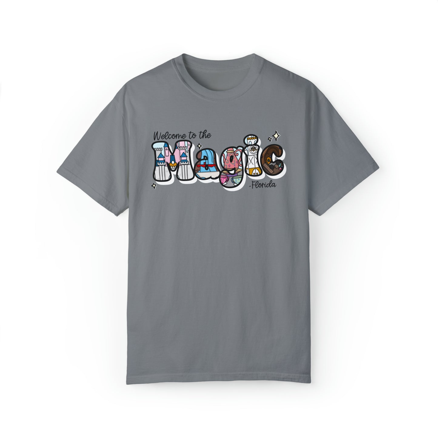 Adult Welcome to the Magic Tee MK version - Comfort Colors