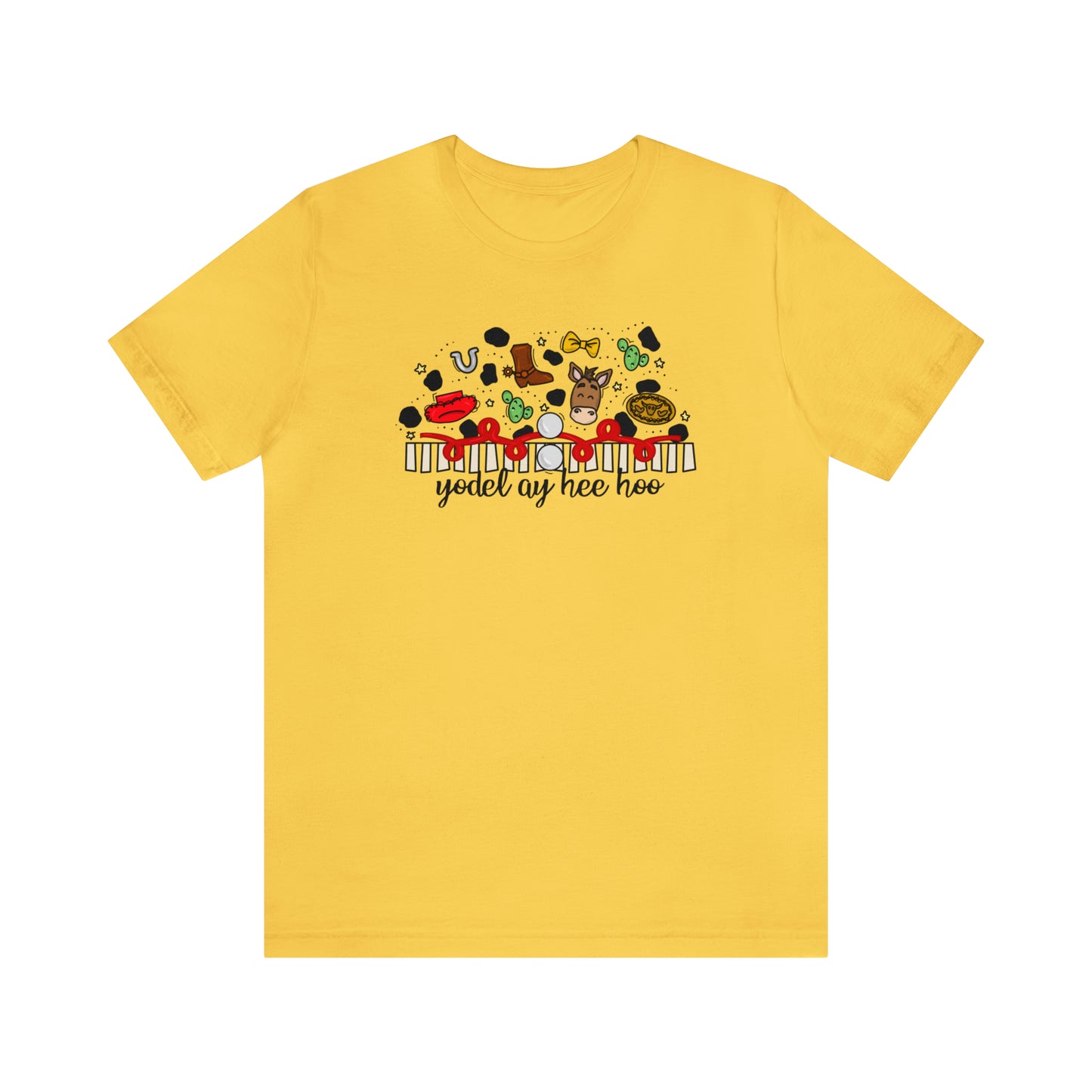 Adult Cowgirl Doodle Tee - Bella + Canvas