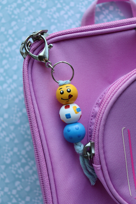 The OG Brick Beaded Keychain