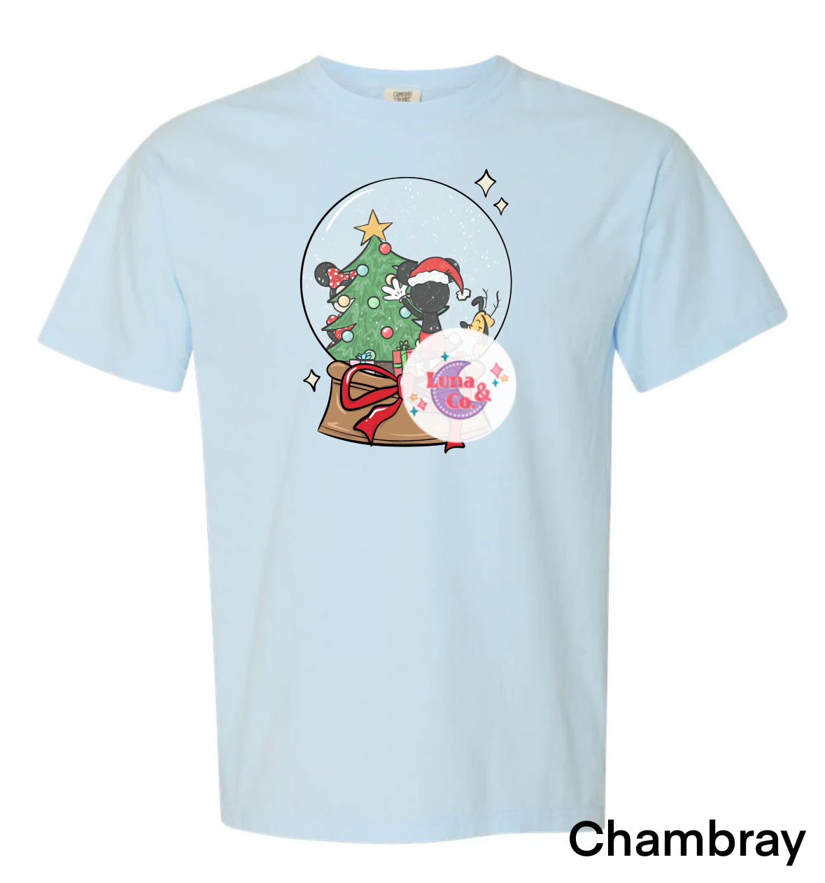 Mouse Tree Snowglobe Tee
