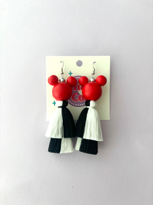 McQueen Checkered Earrings