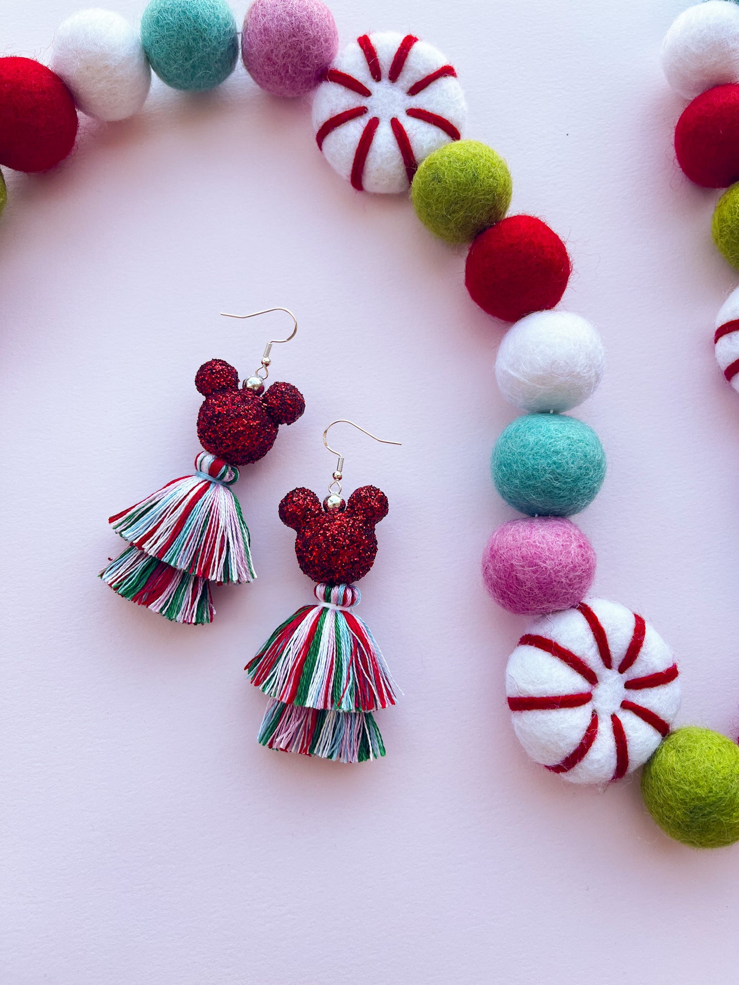 Gumdrop Tassel Earrings