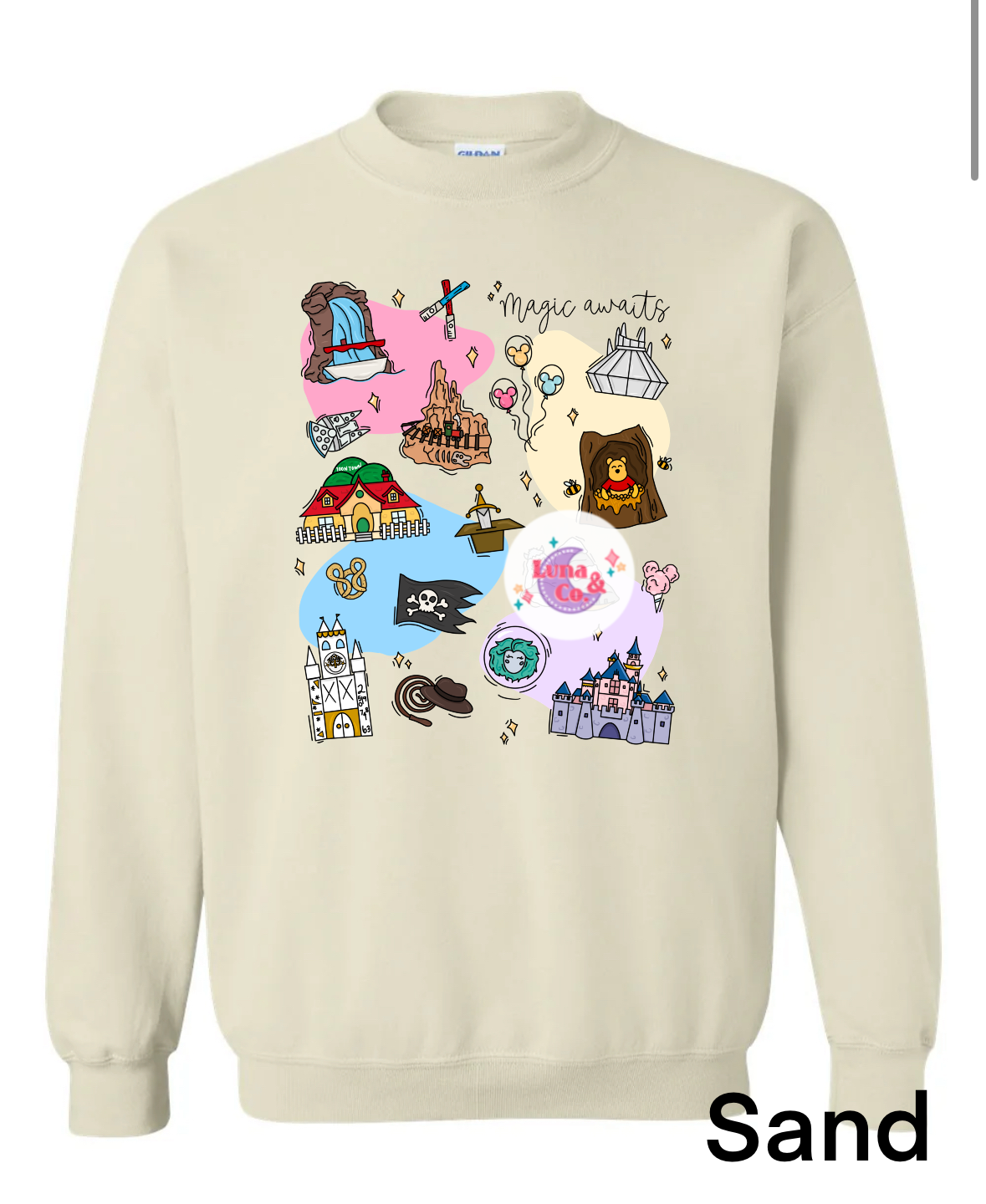 Magic Awaits DL Doodle Sweatshirt