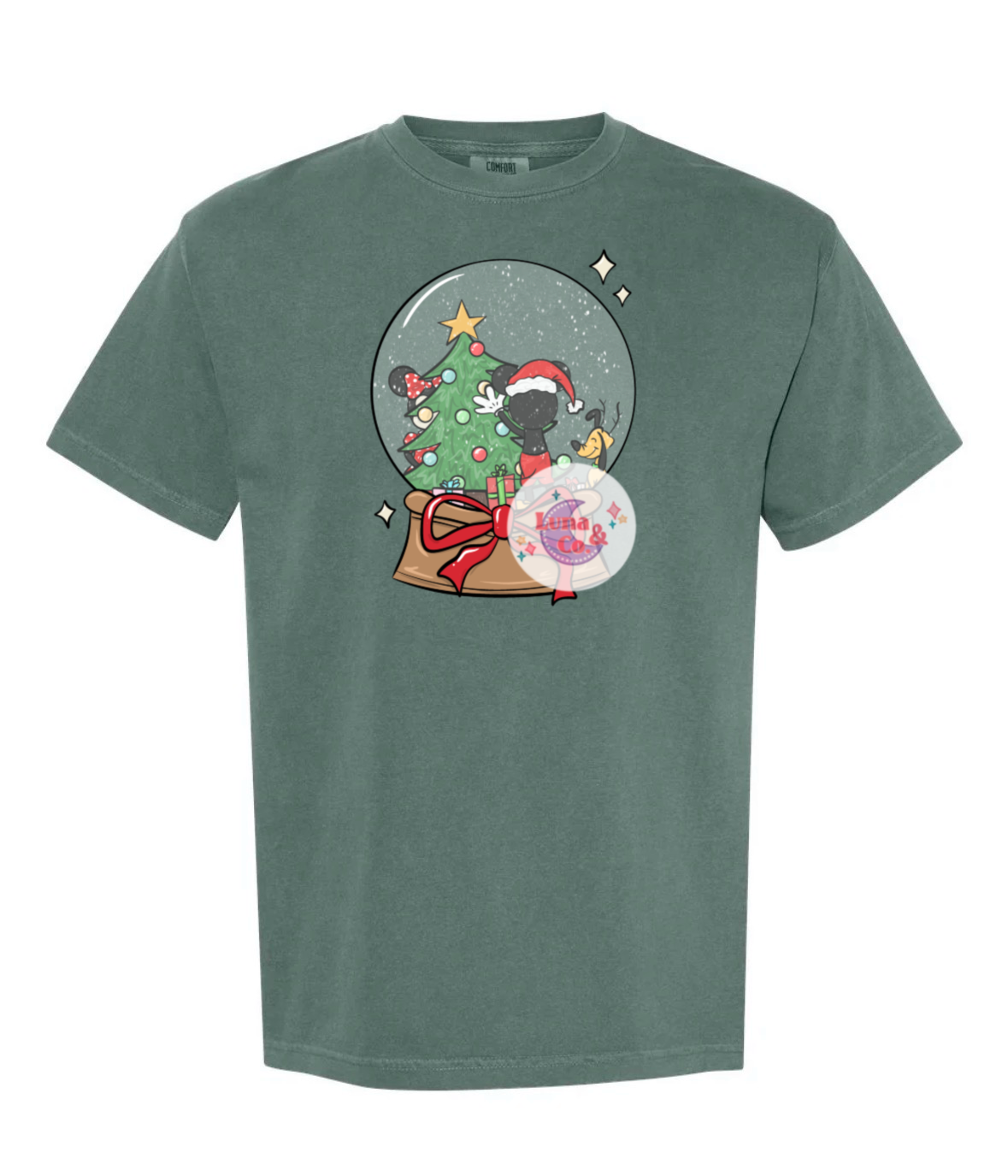 Mouse Tree Snowglobe Tee