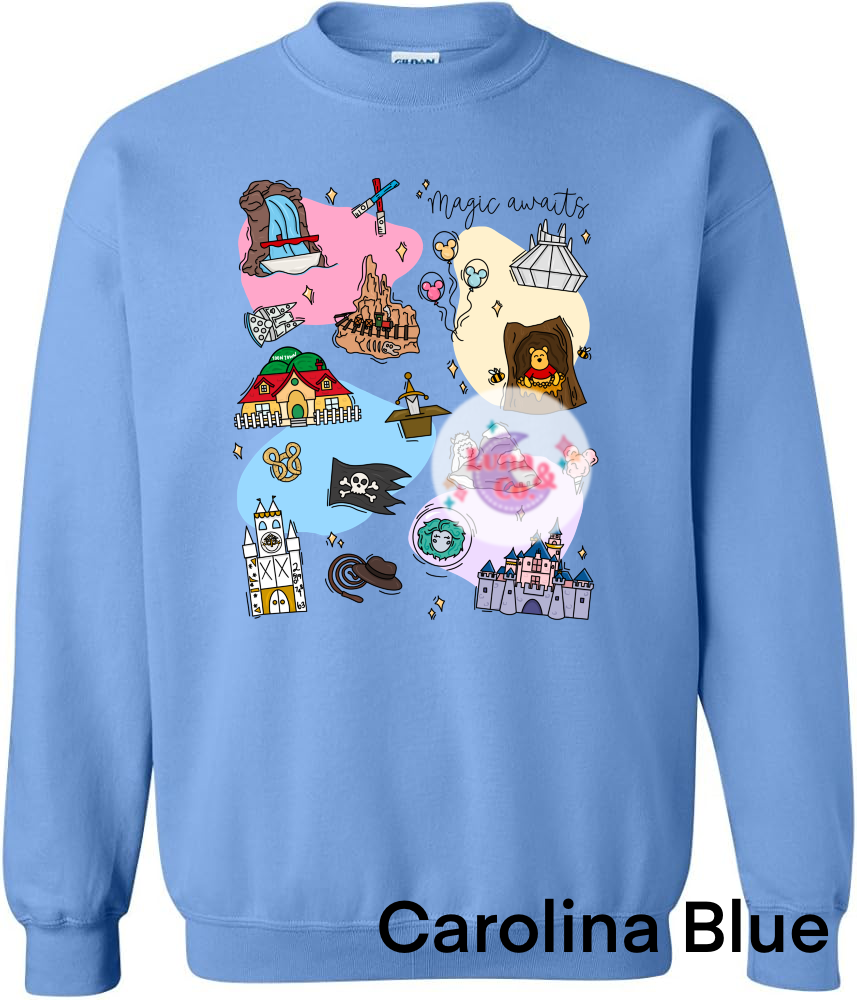 Magic Awaits DL Doodle Sweatshirt