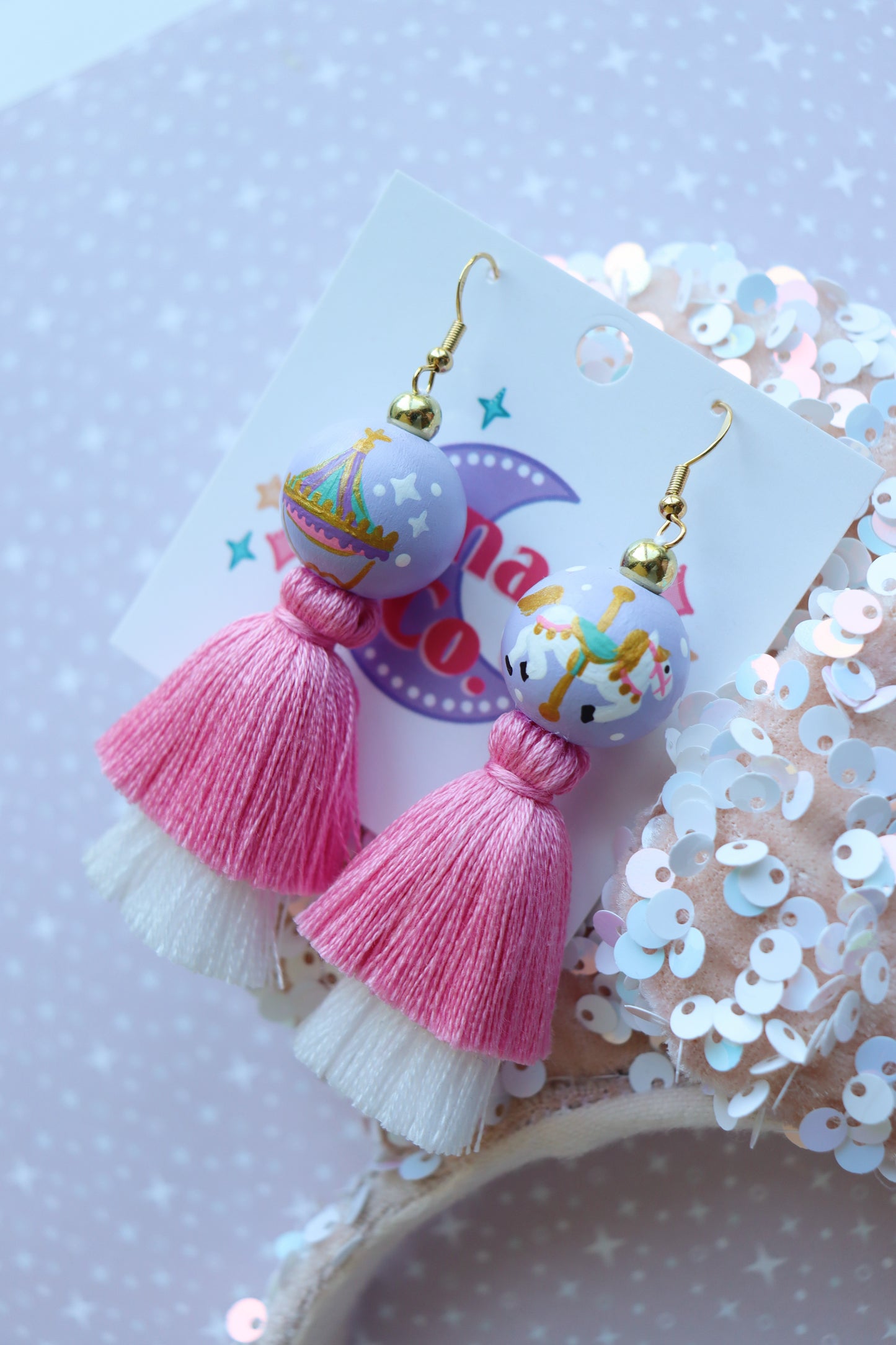 Carousel Magic Tassel Earrings
