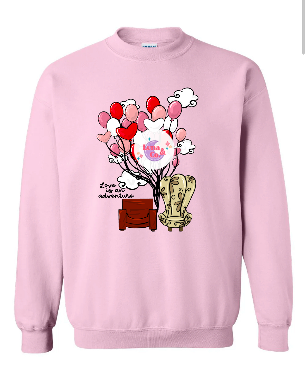 Love is an adventure Crewneck