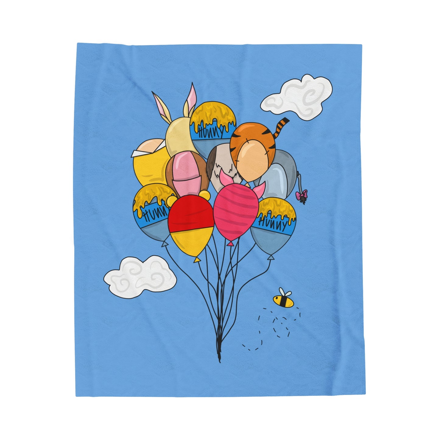 Woodland Balloons Blanket