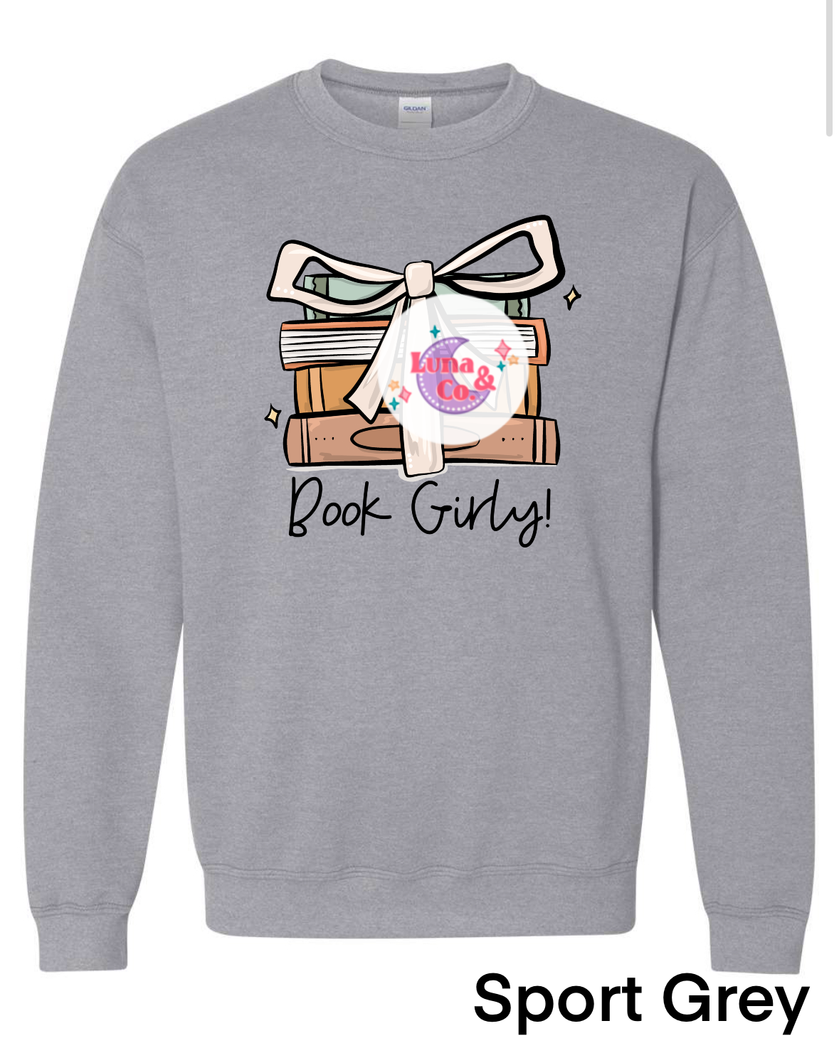Book Girly Sweatshirt