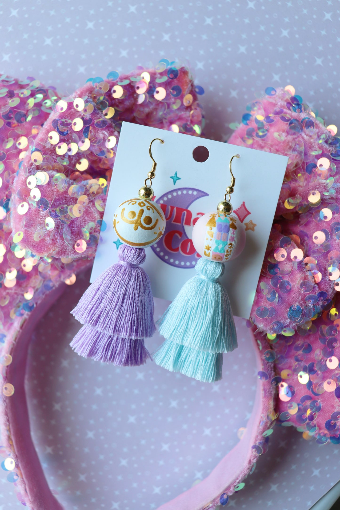 Magical Clock Tassel Earrings