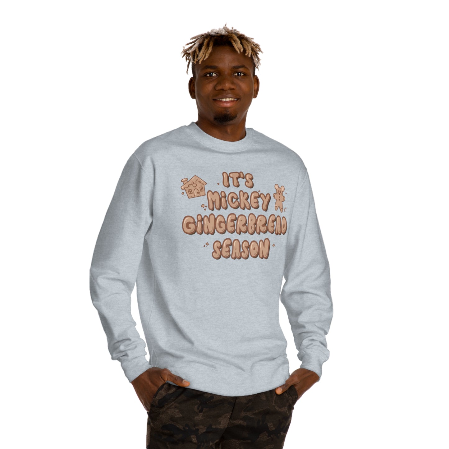 Adult Gingerbread Season Crewneck - Independent Trading Co.