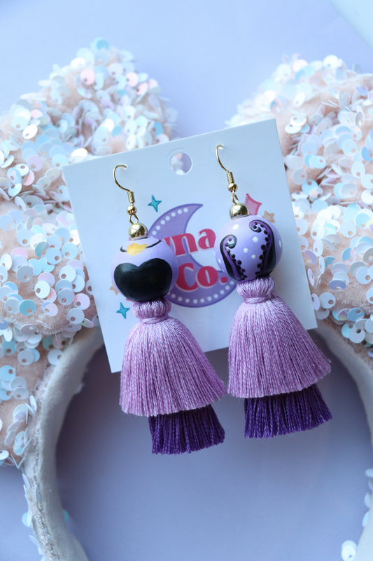 Sea Witch 2 Tier Tassel Earrings