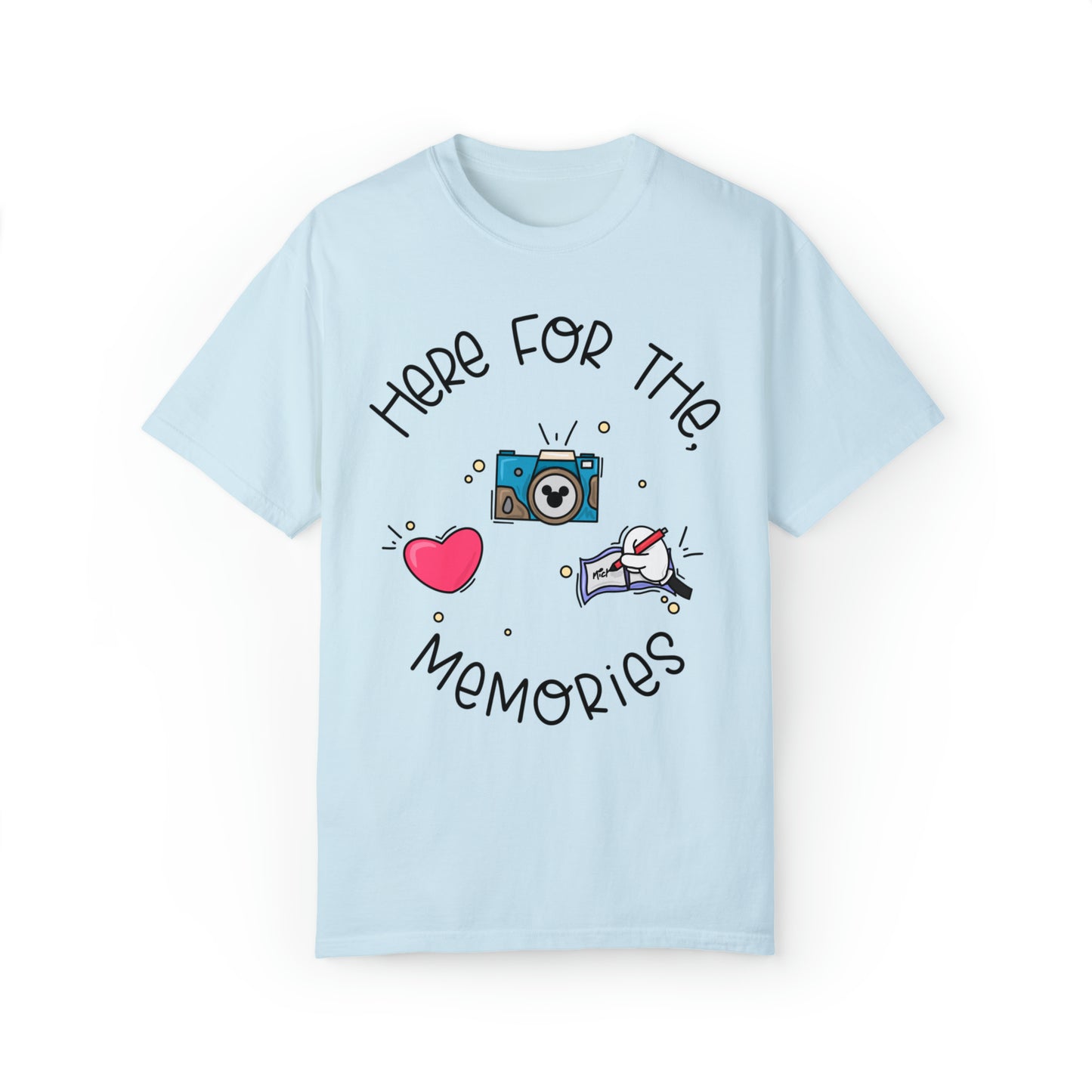 Adult Here for the Memories Tee - Comfort Colors