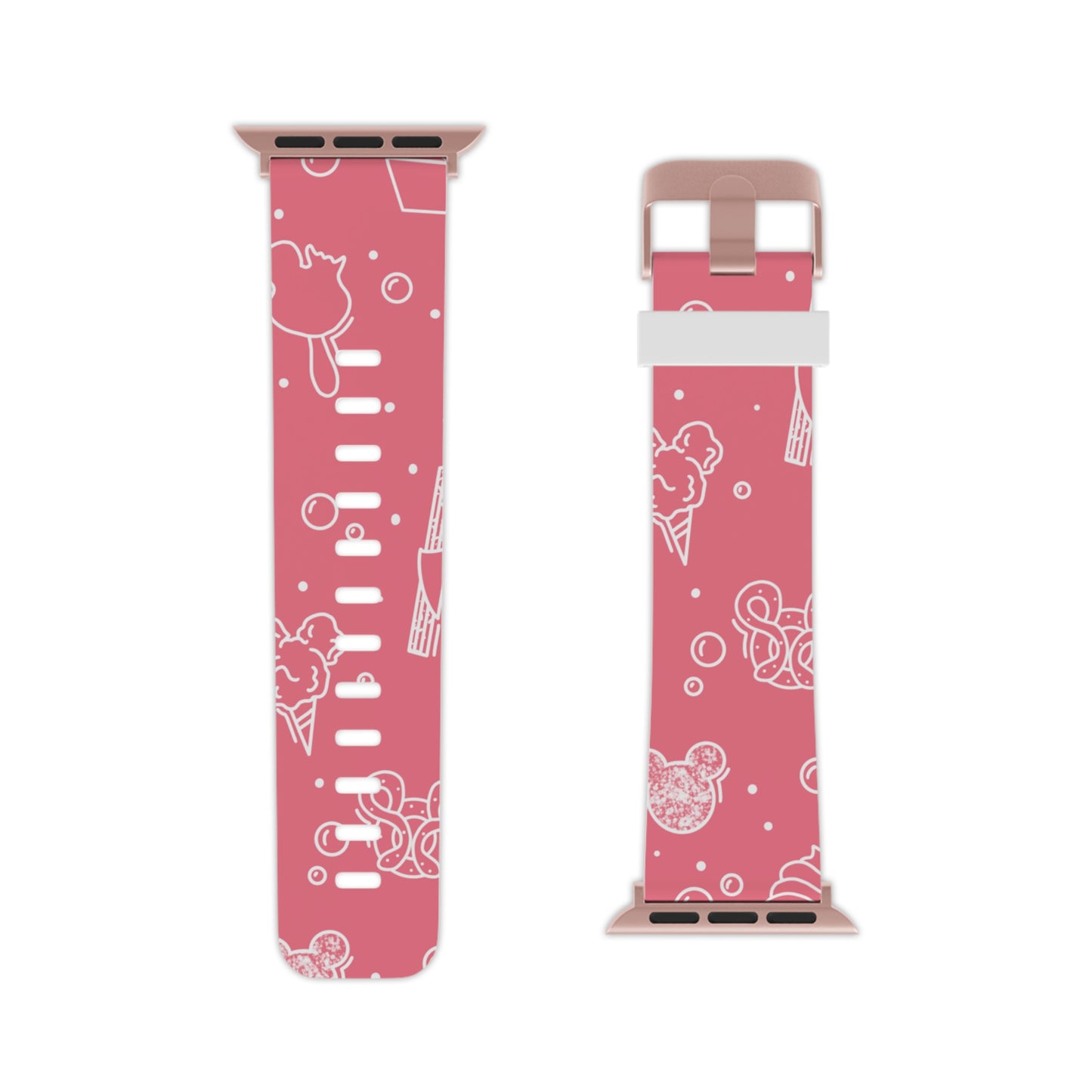 Snacks - Pink Coral - Watch Band for Apple Watch