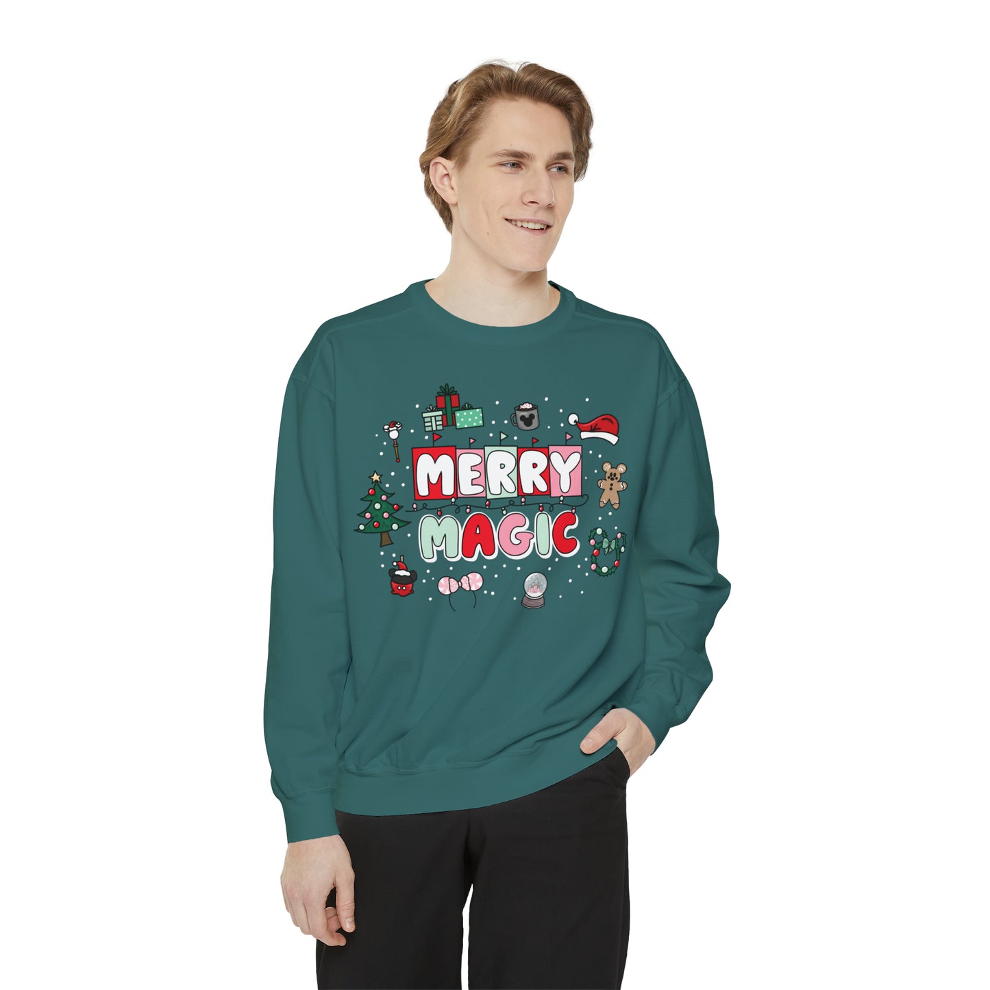 Adult Merry Magic - Comfort Colors Sweatshirt