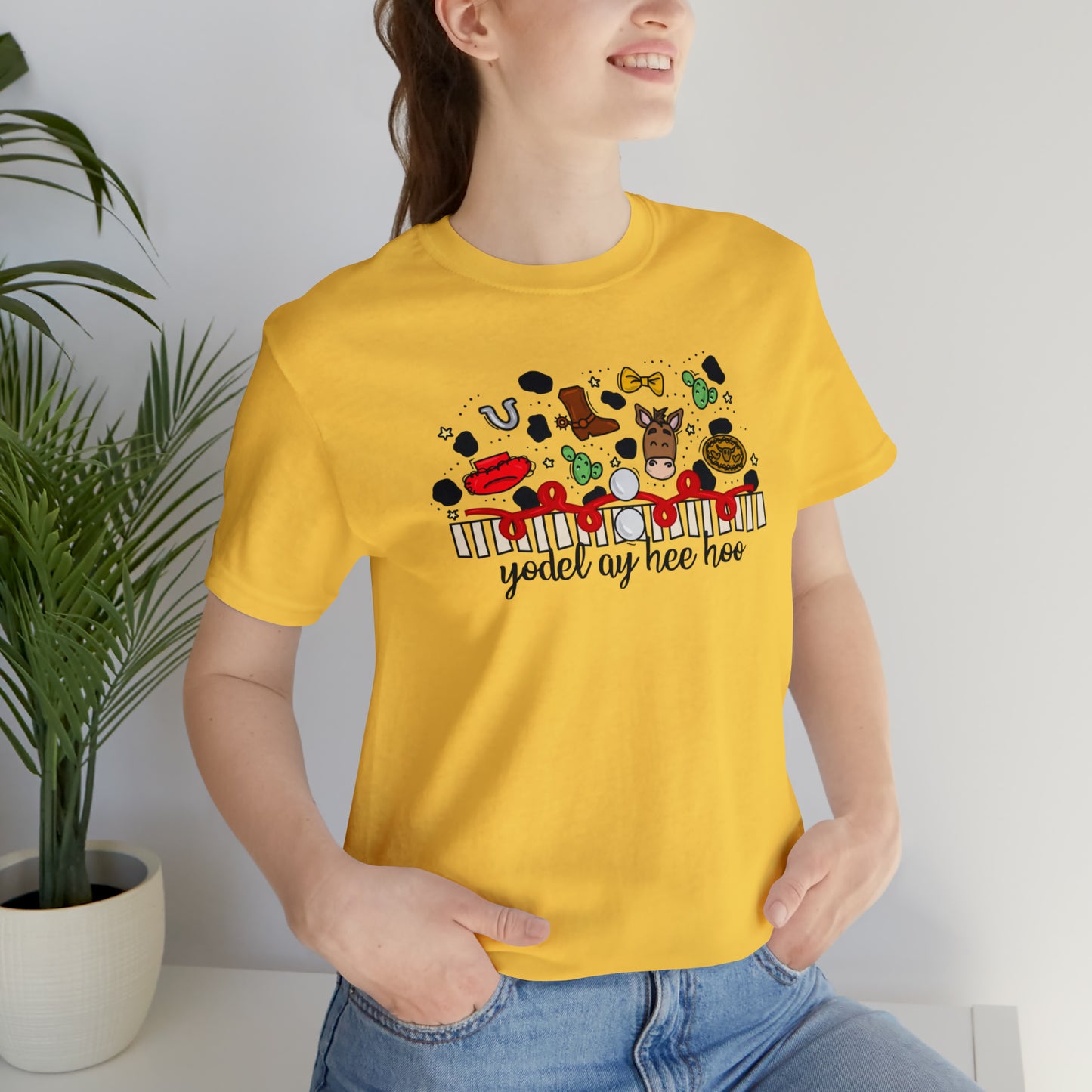 Adult Cowgirl Doodle Tee - Bella + Canvas