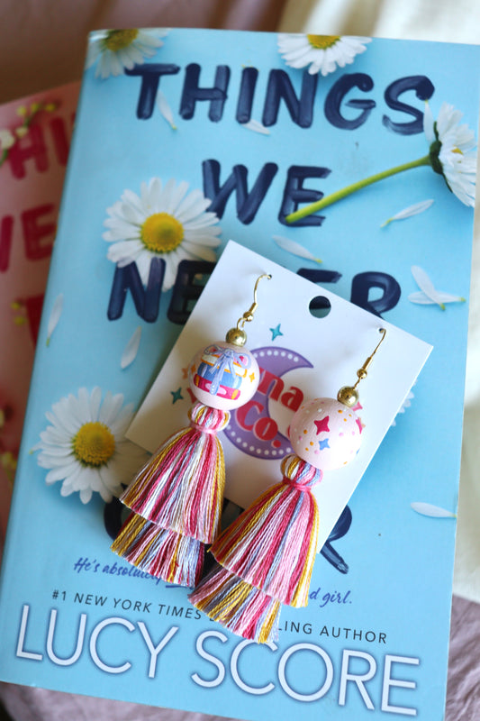 Book Girly Stack Earrings