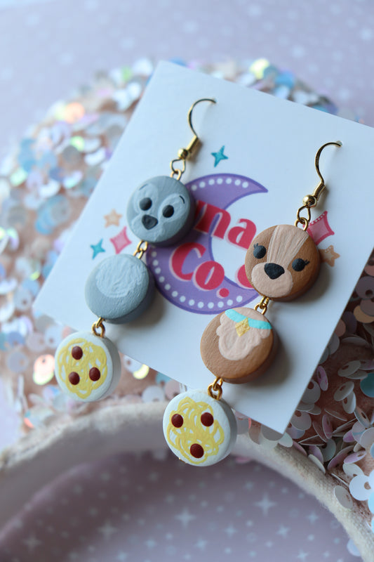 Lady & Tramp Dangle Earrings