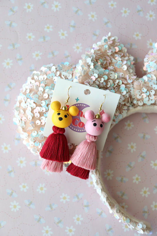 Pooh Bear & Piglet Earrings