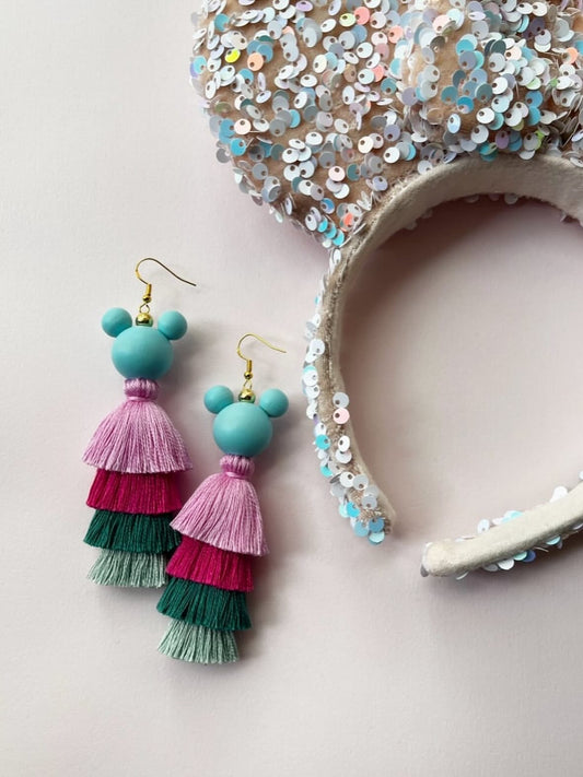 Retro Christmas Earrings