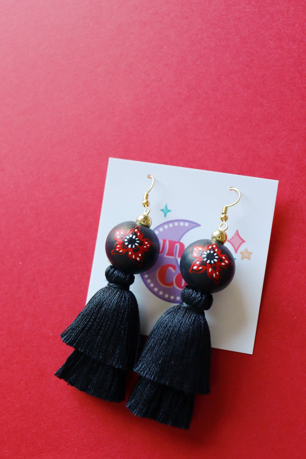 Strange Monster Tassel Earrings