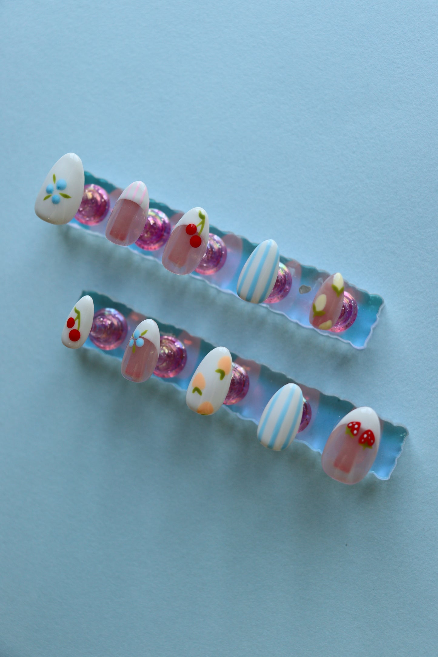 Fruity Chic Press on Nails