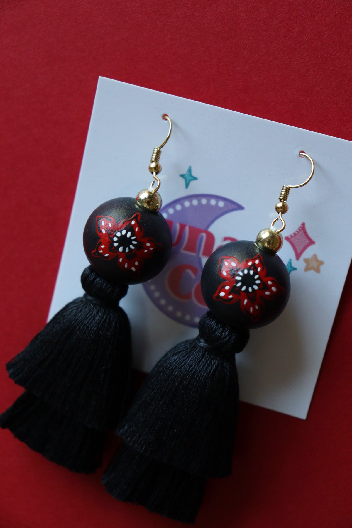 Strange Monster Tassel Earrings