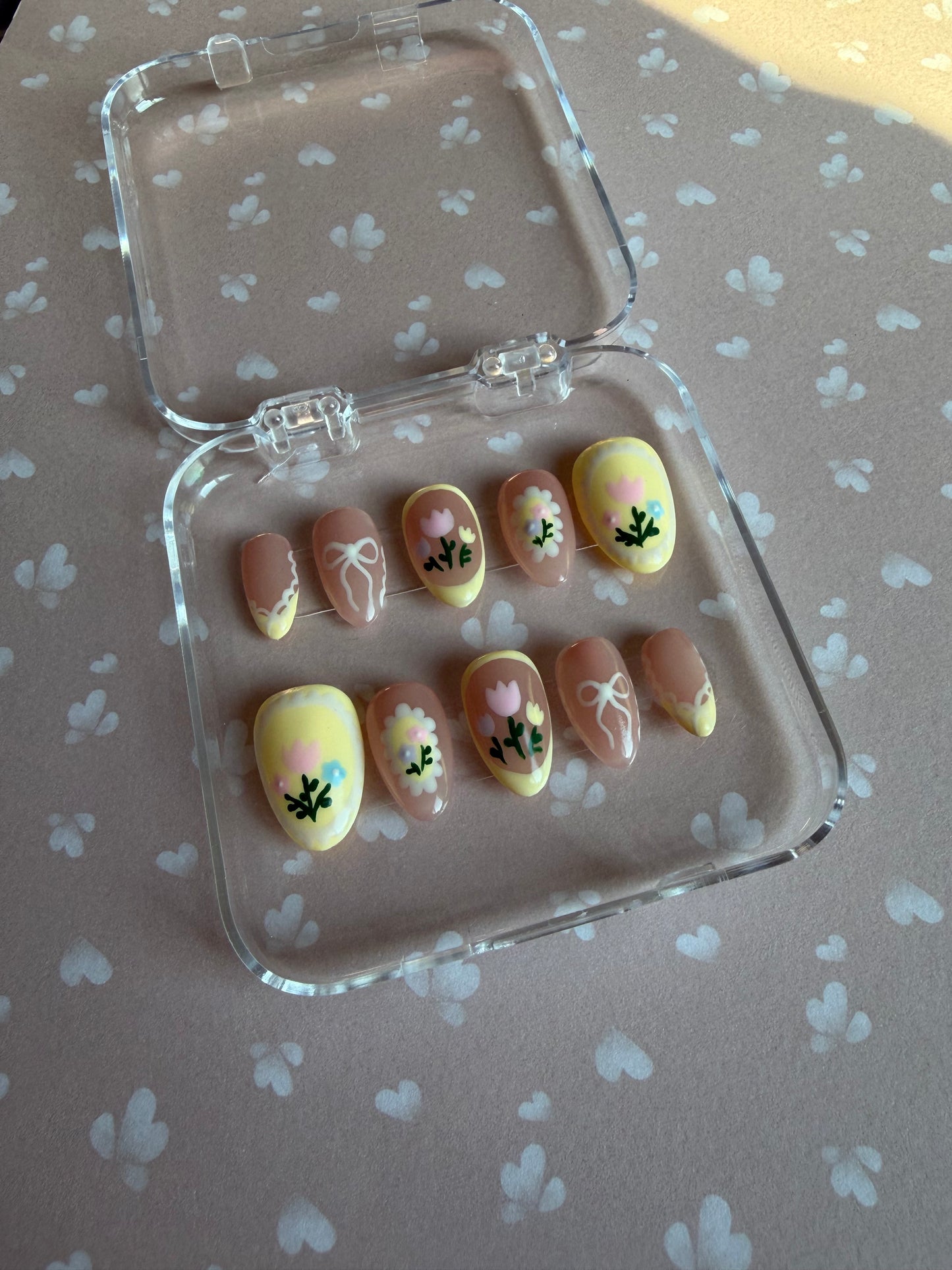 Petals & Bows Press on nails