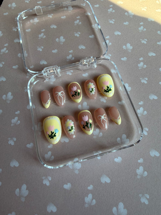 Petals & Bows Press on nails