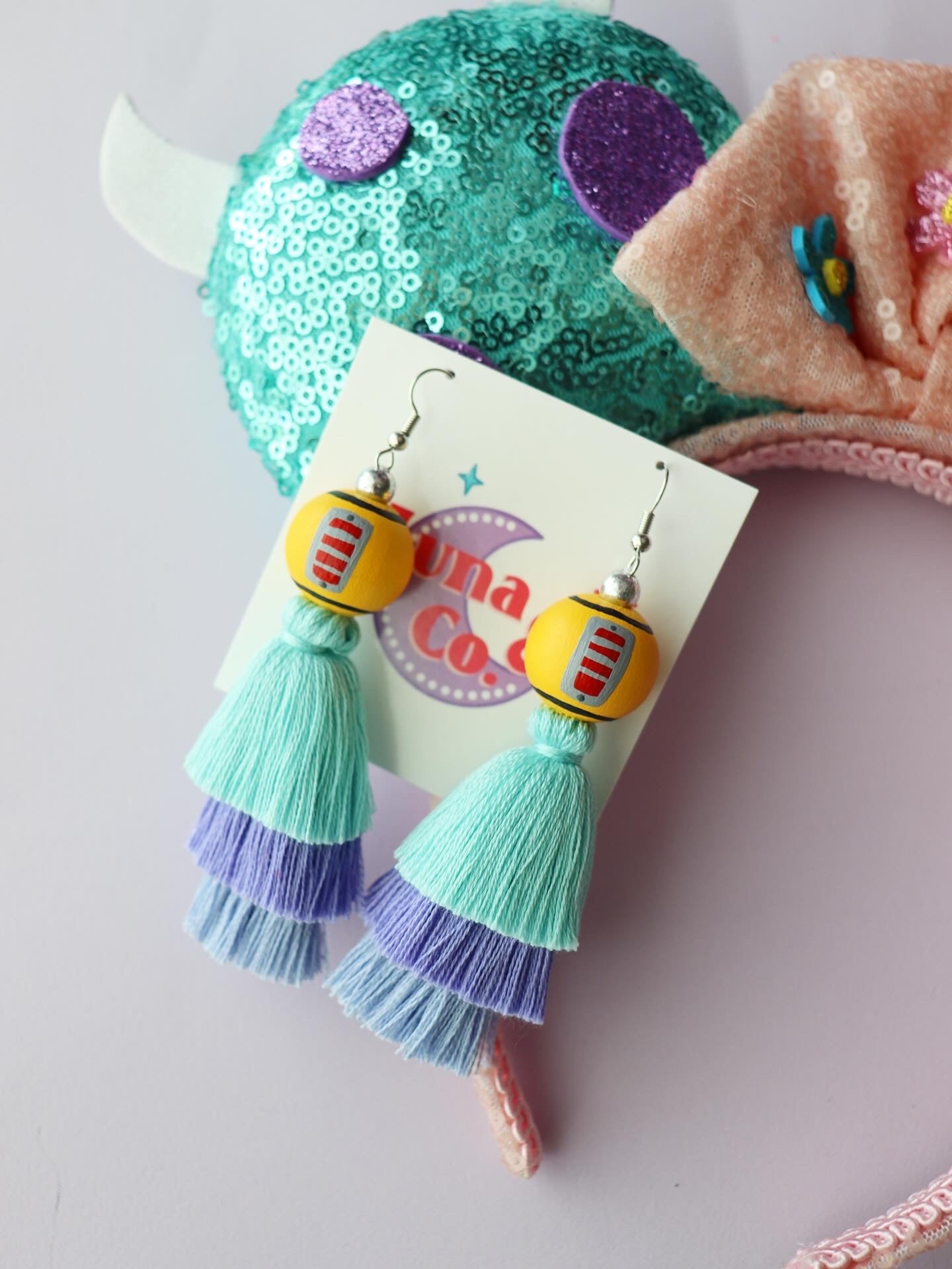 Scream Can Tassel Earrings