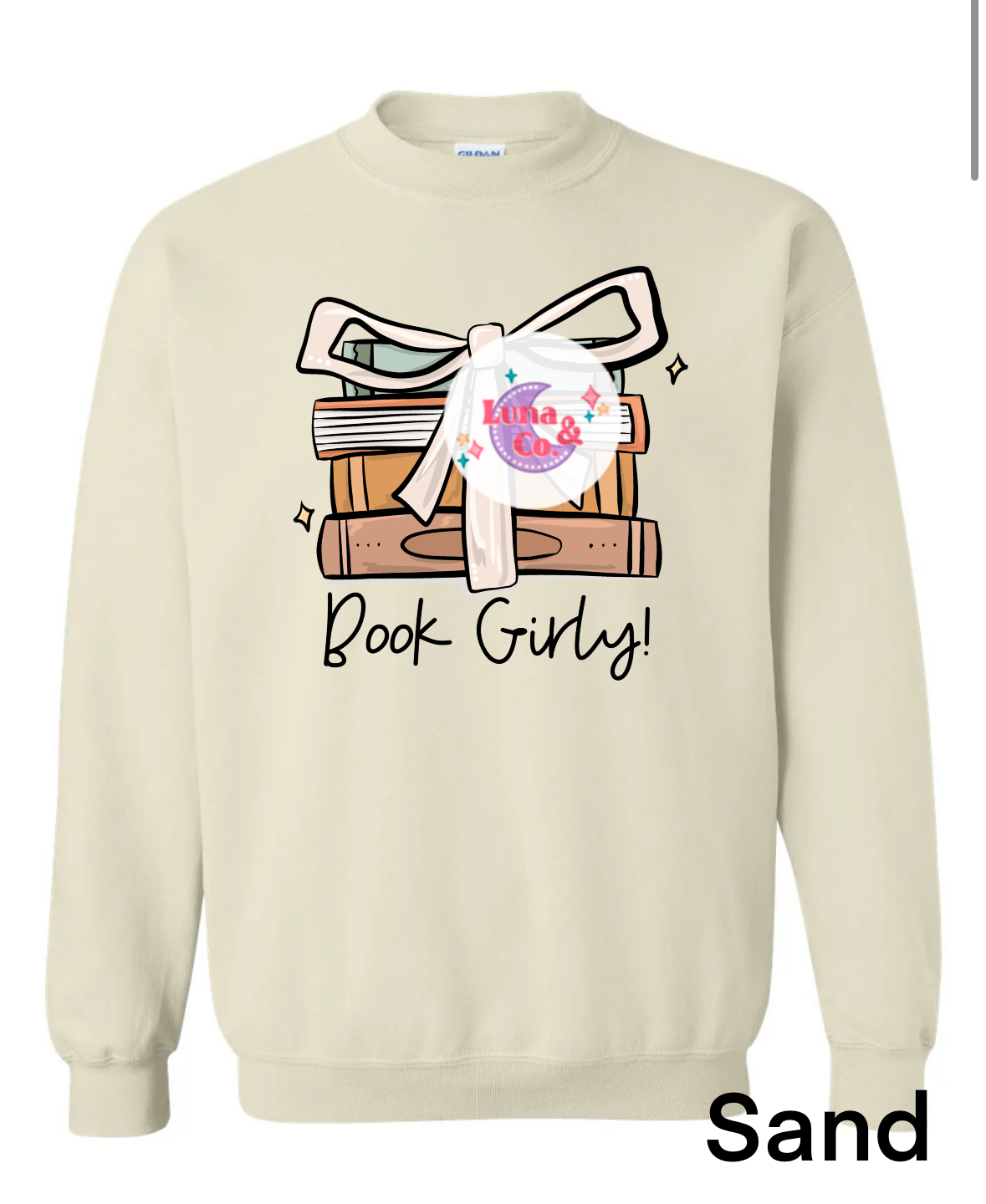 Book Girly Sweatshirt