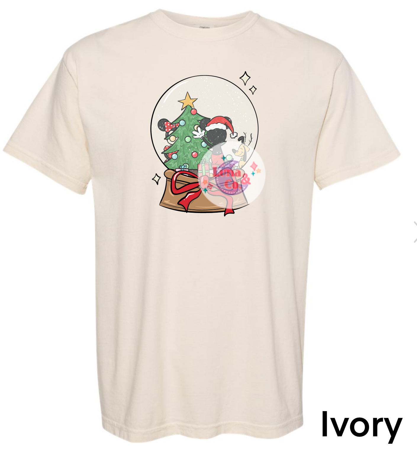Mouse Tree Snowglobe Tee