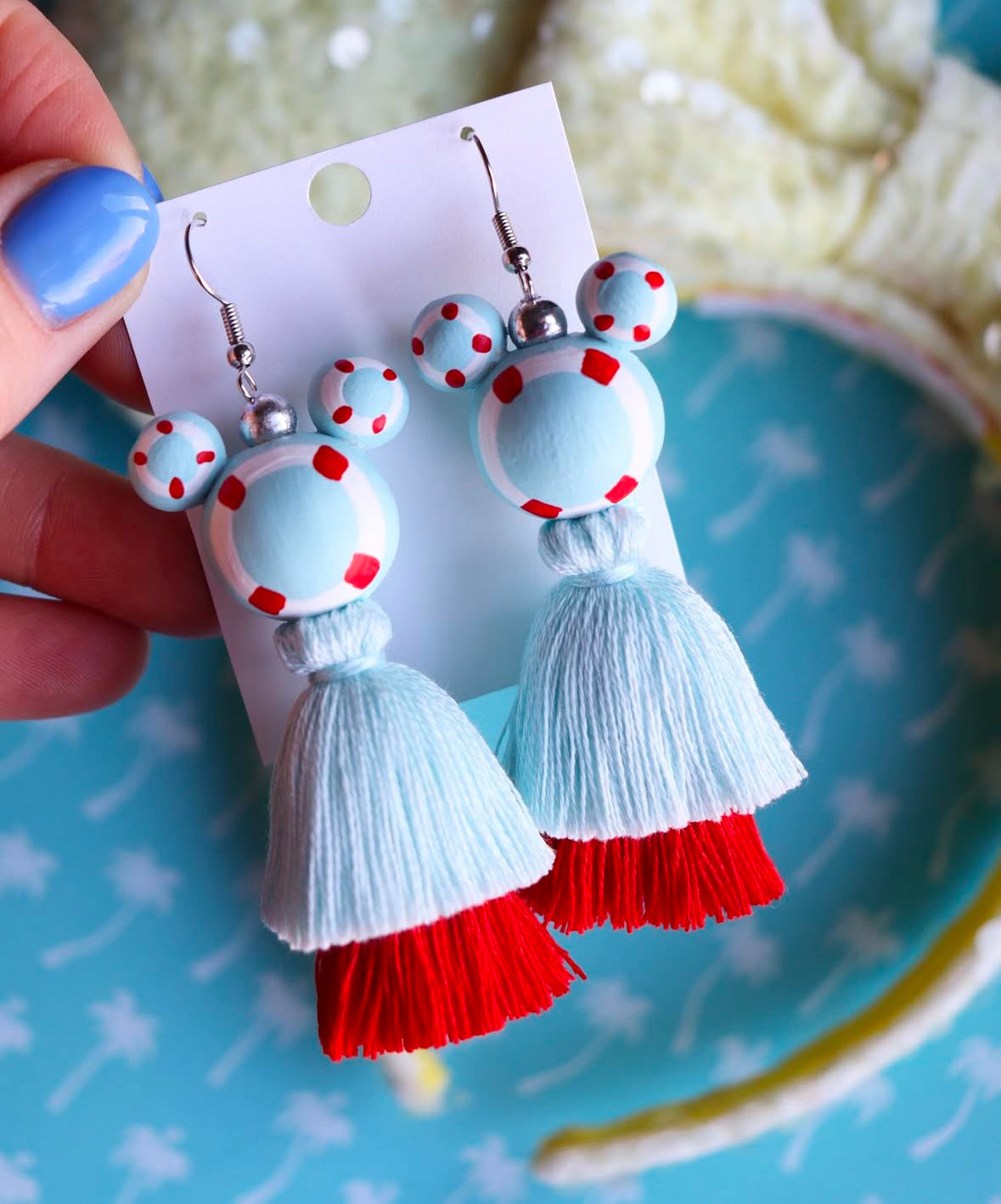 Magical Life Preserver Tassel Earrings