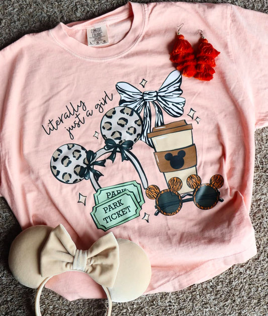 Literally Just a Girl / Animal Version Tee