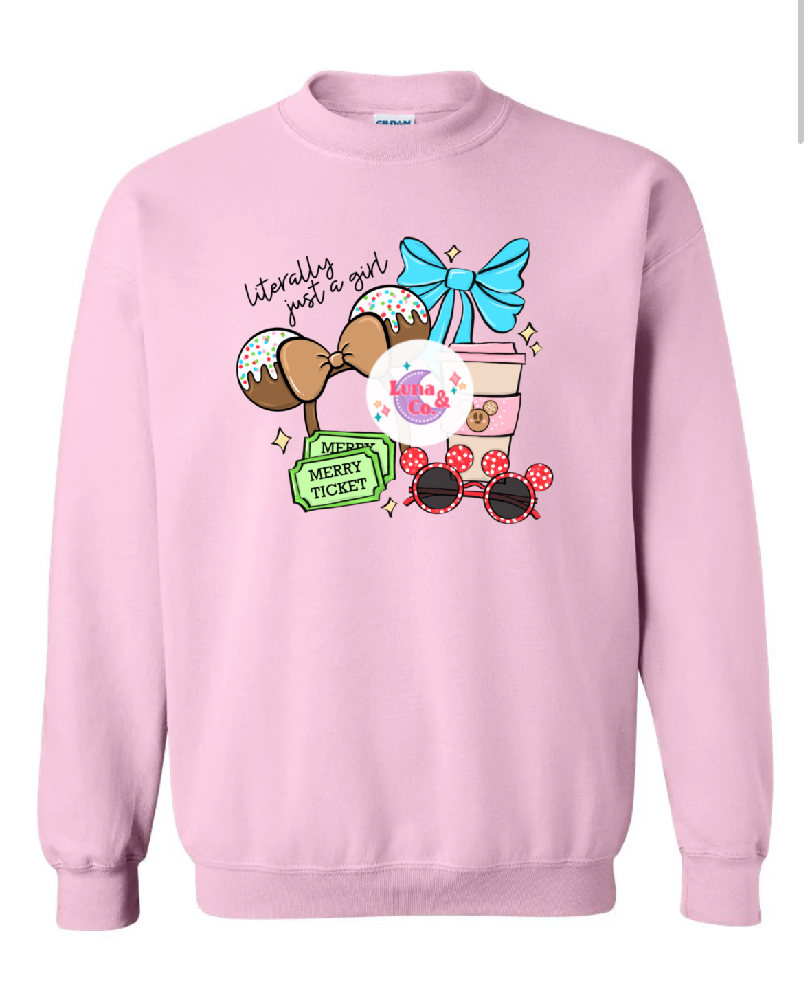 Literally just a girl Christmas Sweatshirt