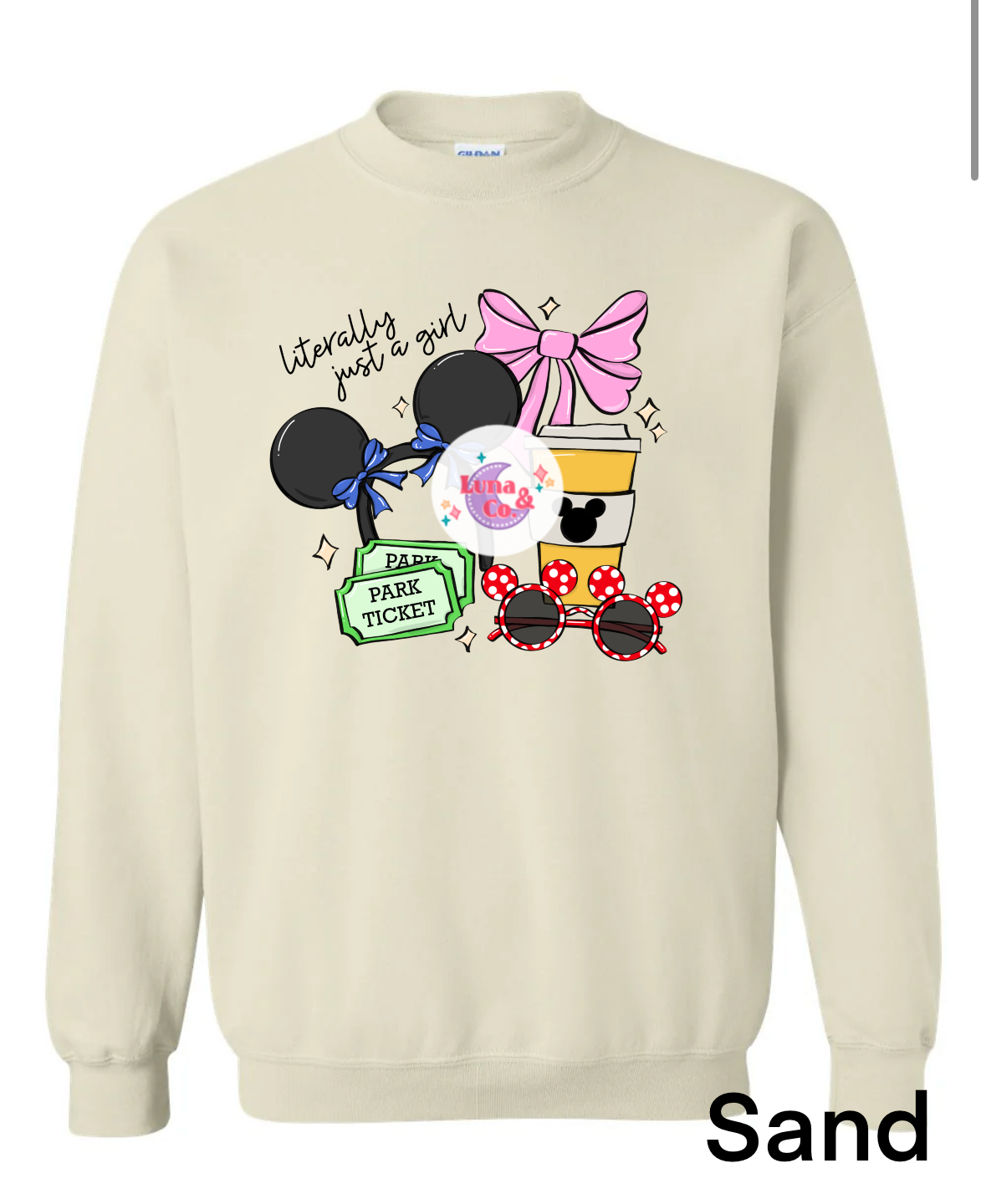 Literally just a girl Sensational 6 Sweatshirt