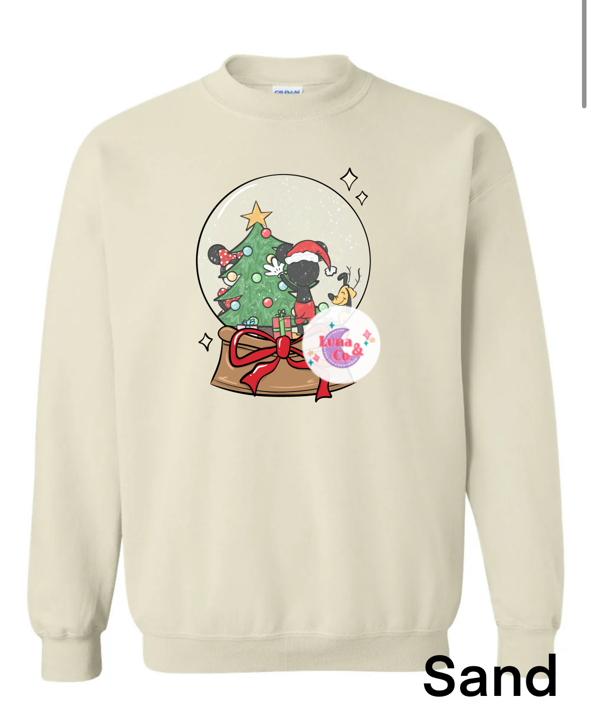 Mouse Tree Snowglobe Sweatshirt
