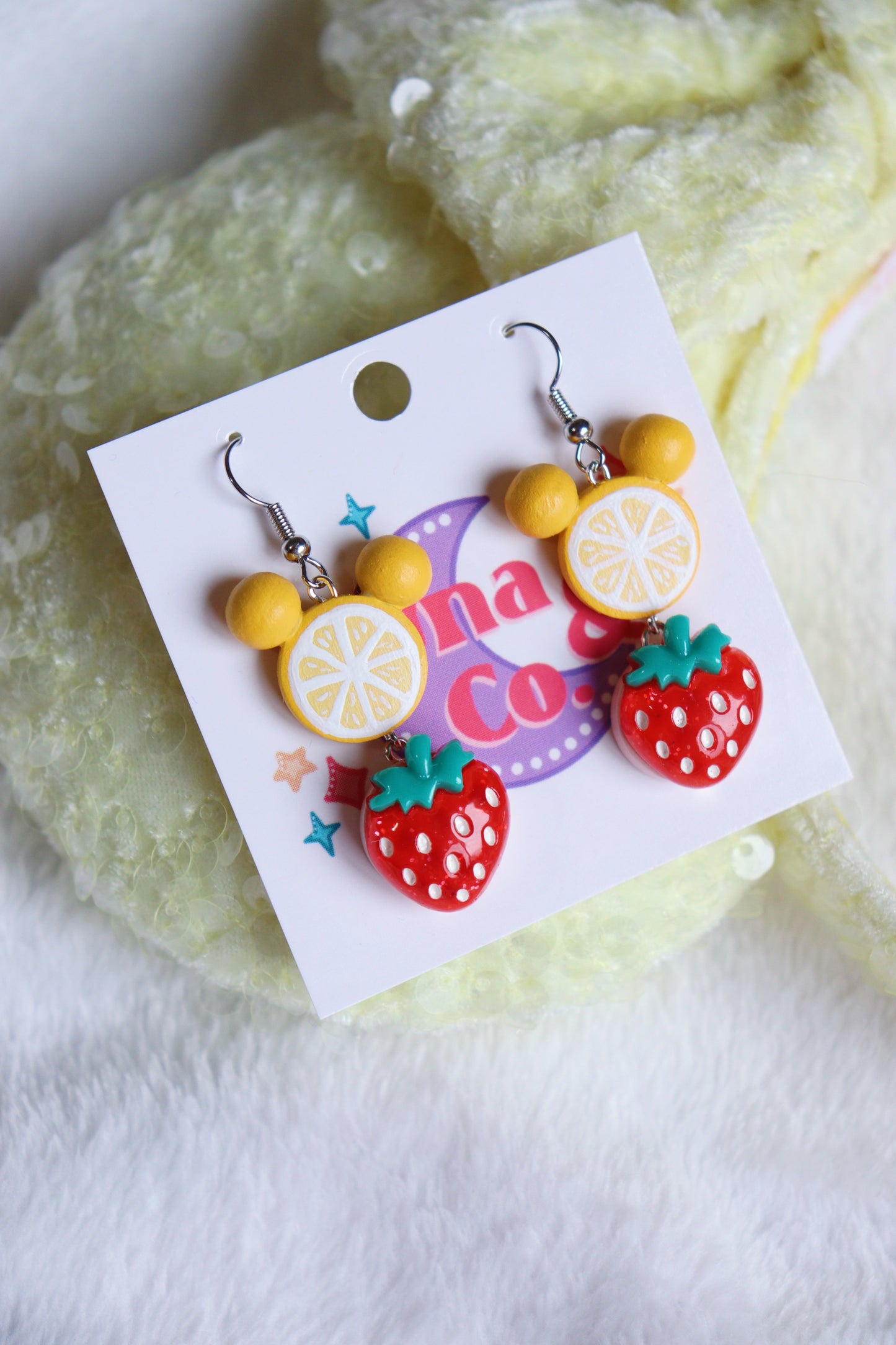 Strawberry Lemonade Dangles